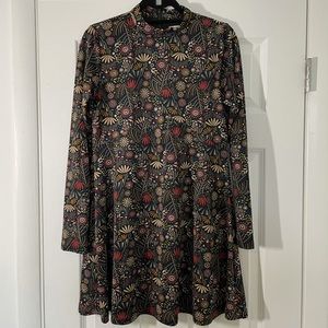 Altar’d State long sleeve dress size L multi color